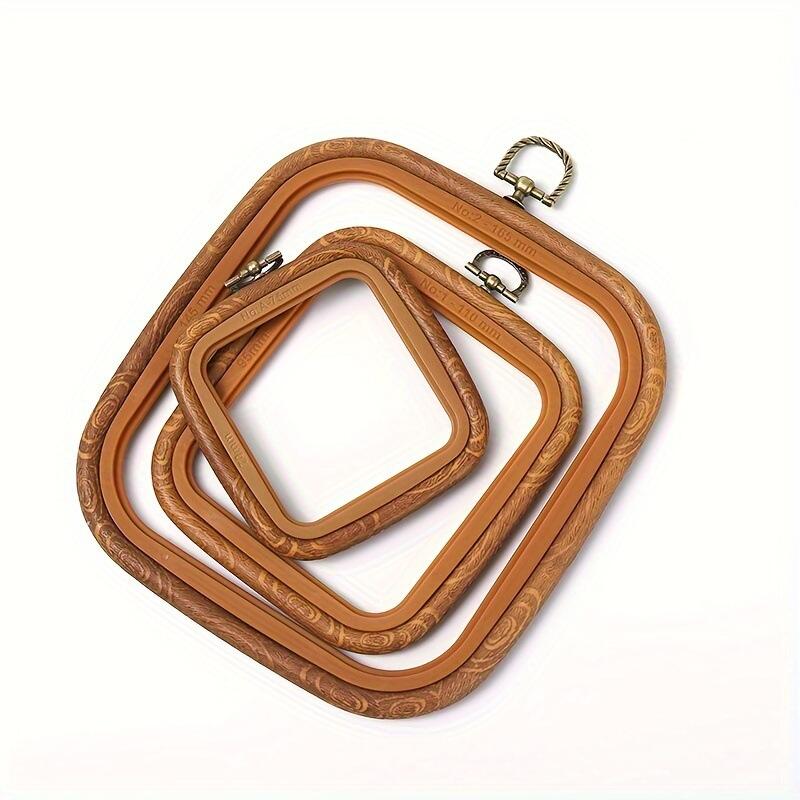 Square Decorative Fauxs Wood C - огляд і ціна Wood Ring Blank